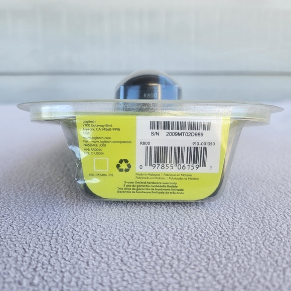 Logitech R800 Laser Presentation Remote PowerPoint Clicker Green Laser Timer - Picture 6 of 6